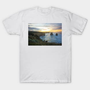 Gog and Magog from the 12 Apostles, Port Campbell National Park, Victoria, Australia. T-Shirt